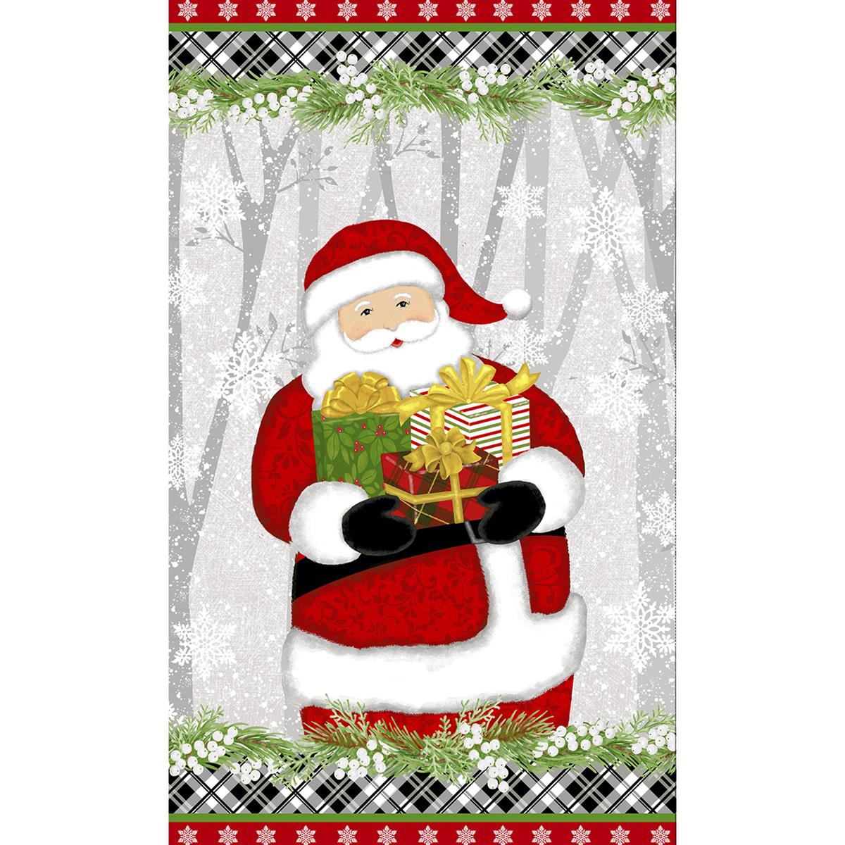 Studio E - Snow Merry - Christmas Santa- Panel - Multi - 895 026 - The ...