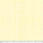 P&B Textiles - Linen Darlings by Sillier than Sally Designs - Check - Yellow - 4564 Y