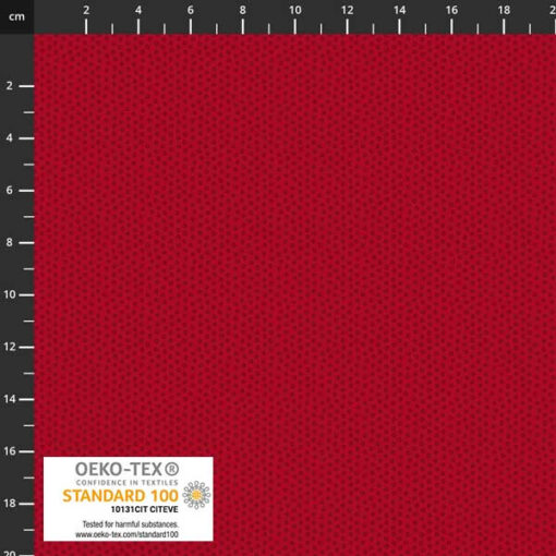 Stof - Basic Red - Tiny Dots - 4502 224