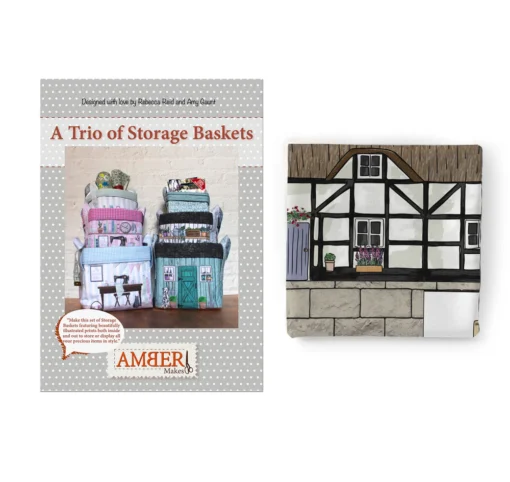 Amber Makes - Sewing Kit - Trio of Storage Baskets - Thatched Cottage