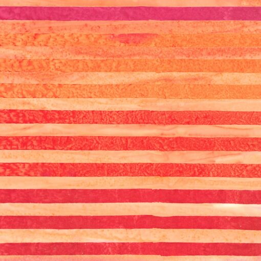 Robert Kaufman - Artisan Batiks - World of Stripes - Sunset - Red Multi - 22644 206 - Image 2