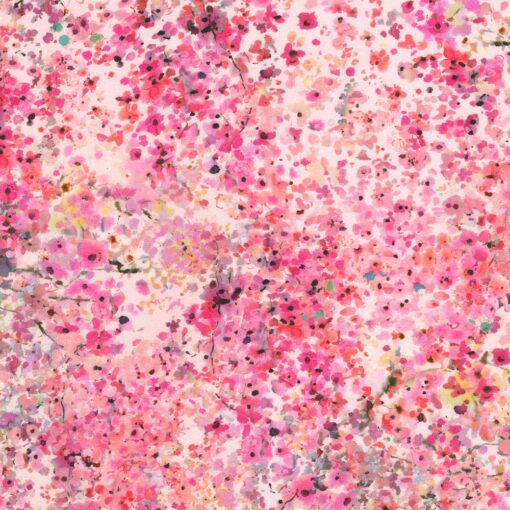 Robert Kaufman - Lotus and Koi - Petals - Pink Multi - 22605 10