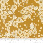 Moda Fabrics - Field of Flowers by Katharine Watson - Floral Scatter - Goldenrod - Ochre Multi -3313 13
