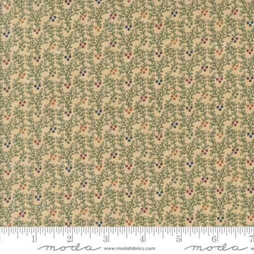 Moda Fabrics - Daisy Lane by Kansas Troubles - Berries - Dandelion - Cream Multi - 9664 11