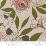 Moda Fabrics - Botany by Ali K - Mochi Linen - Floral - Paper - Natural Multi - Dressmaking - Home Decor - 11550 11L