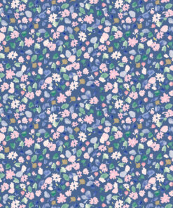 Lewis & Irene - Berneray by Bluebell Gray - Petals - Spring - Floral - Blue Multi - BG052
