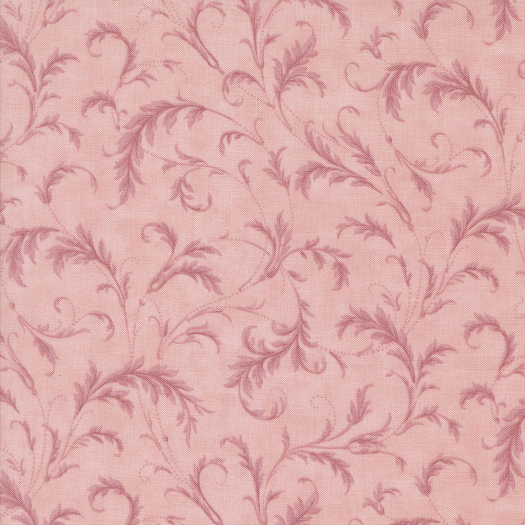 Moda Fabrics - 3 Sisters Favourites - Vintage Linens - Lavender Fields - Flourishing Plaza - Lilac - Scrolls - Geometric - 44362 23