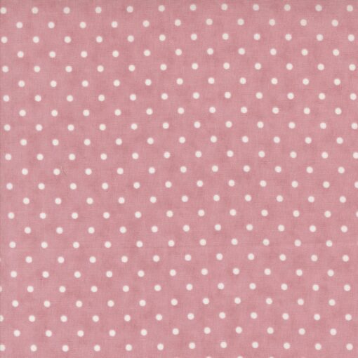 Moda Fabrics - 3 Sisters Favourites - Vintage Linens - Lavender Fields - Perfect Dots - Orchid - Pink - Geometric - Dots - 44365 24