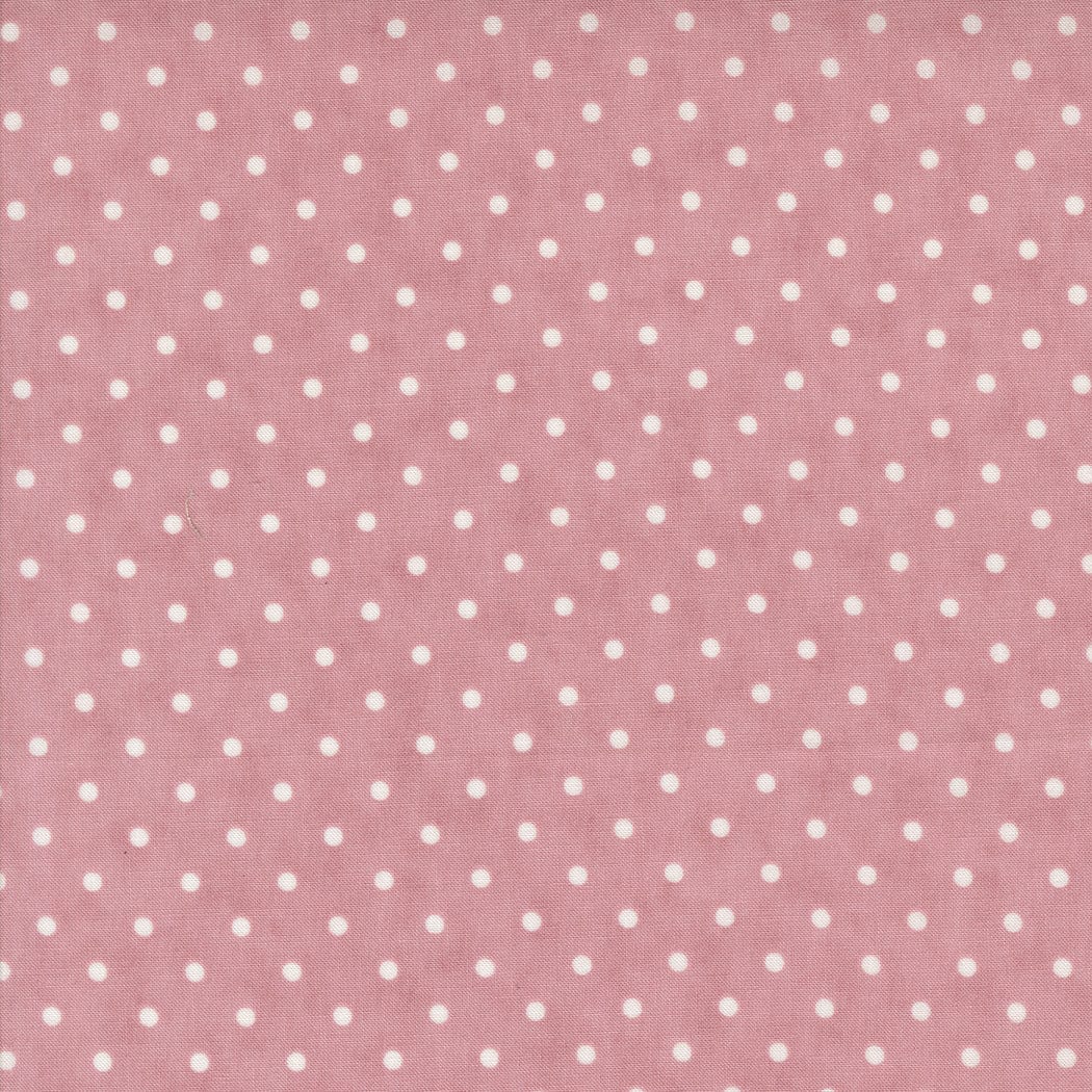 Moda Fabrics - 3 Sisters Favourites - Vintage Linens - Lavender Fields - Perfect Dots - Orchid - Pink - Geometric - Dots - 44365 24