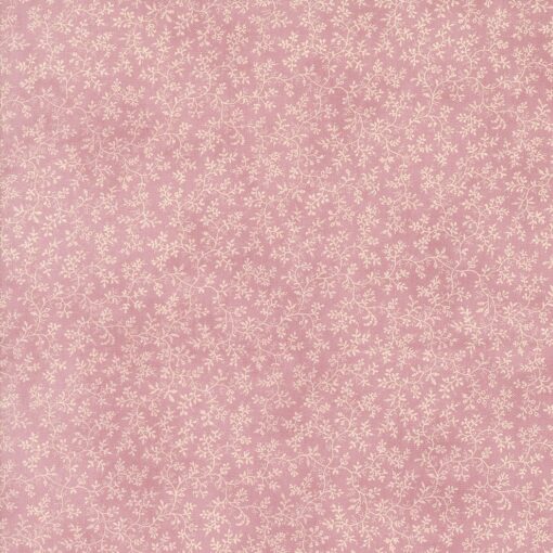Moda Fabrics - 3 Sisters Favourites - Vintage Linens - Lavender Fields - Poetic Vines - Orchid - Pink Cream - Floral - Ditsy - 44363 24