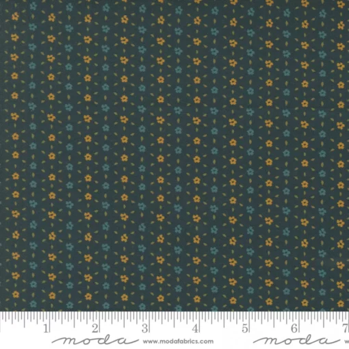 Moda Fabrics - Sagewood by Crystal Manning - Seedling - Dusk - Blue  Multi - 11956 15