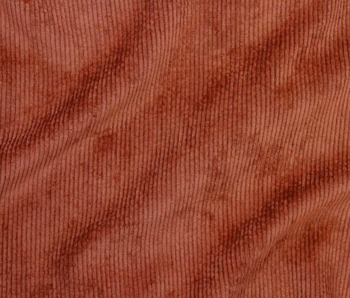 Telio Fabrics - Dressmaking - Washed Corduroy - Jumbo Rib - Rust - Orange - 45756 7