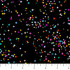Figo Fabrics - Dusk  by Ghazal Razave - Sprinkles - Black Multi - Geometric - 92042 99