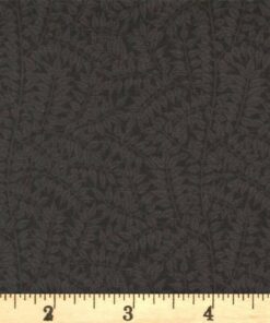 Moda Fabrics - Morris Manor - Best of Morris by Barbara Brackman - Branches - Foliage - Ebony - Black - Tone-n-Tone -8397 18