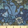 Moda Fabrics - Morris Manor - Best of Morris by Barbara Brackman - Compton - Floral - Twilight - Blue Multi - 8390 15