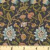 Moda Fabrics - Morris Manor - Best of Morris by Barbara Brackman - Evenlode - Floral - Twilight - Blue Multi - 8392 14