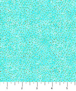 Northcott Studios - Shimmer Enigma - Speckle - Light Turquoise - Gold Metallic - 28187M 62