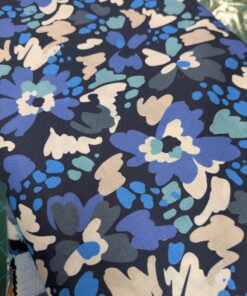 Empress - Dressmaking - Cotton Voile - Digital Print - Blue Multi - 111976 170