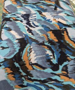 Empress - Dressmaking - Crinkle Viscose - Blue Multi - 11945 960