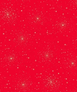 Makower - Christmas - Good Tidings - Star - Red Gold - 108 R