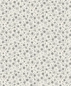 Makower - Scandi Christmas 2025 - Stars - Grey Cream - 115 S