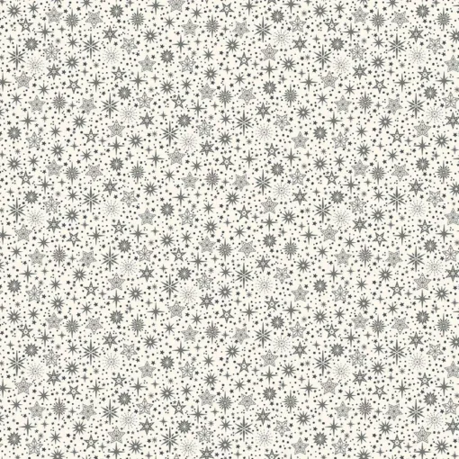 Makower - Scandi Christmas 2025 - Stars - Grey Cream - 115 S