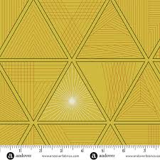 Andover Fabrics - Spectratastic by Giucy Giuce - April - Yellow - Geometric - 1391 Y
