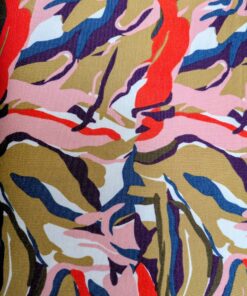 Behrens Fabrics - Ponti di Roma - Dressmaking - Stretch Jersey - Multi Muted - Abstract - 24049 011