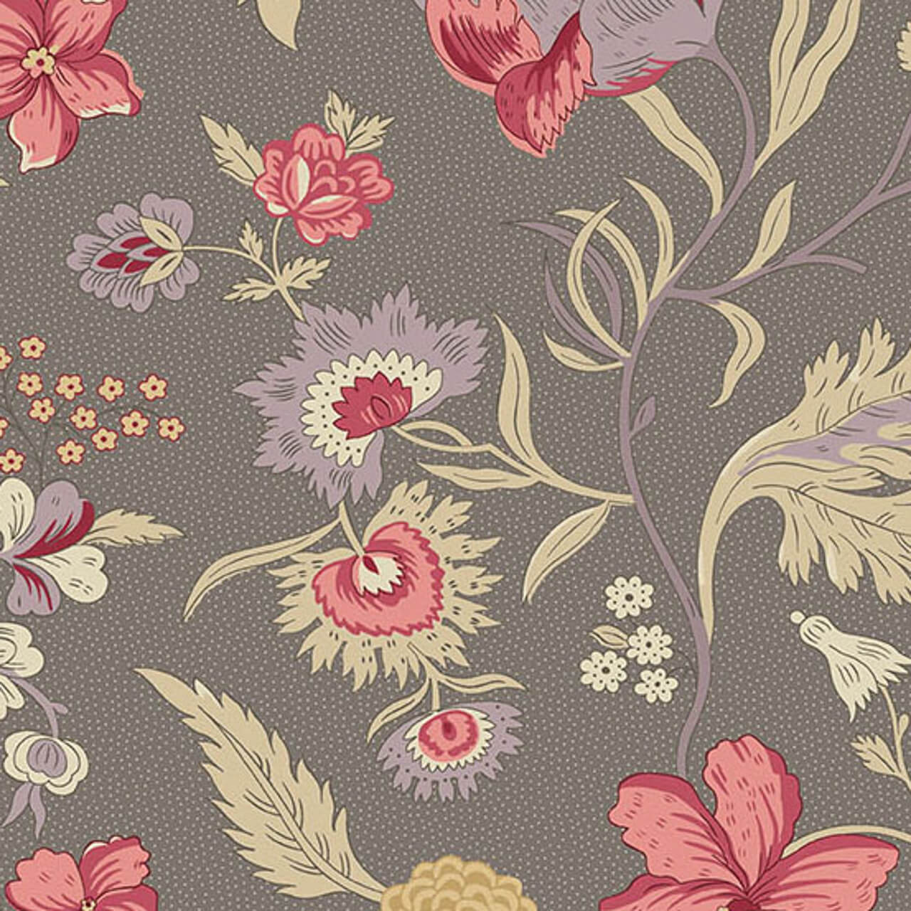 Andover - Wildflower Cottage - Floral - Pewter - Grey Multi - 1590 C