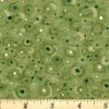 Makower - Golden by Andover - Scroll Green - Geometric - Gold Metallic - Green Multi - 158 G