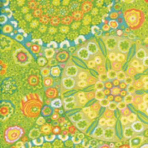 Free Spirit Fabrics- Kaffe Fassett Collective - Classics - Millefiore - Green - GP 092 Green
