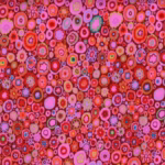 Free Spirit Fabrics- Kaffe Fassett Collective - Classics - Paperweight - Paprika - Pink Multi GP 20 Paprika