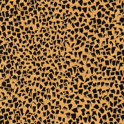 Robert Kaufman - Gustav Klimt - Abstract Blender - Black - Gold Metallic - 18657 2