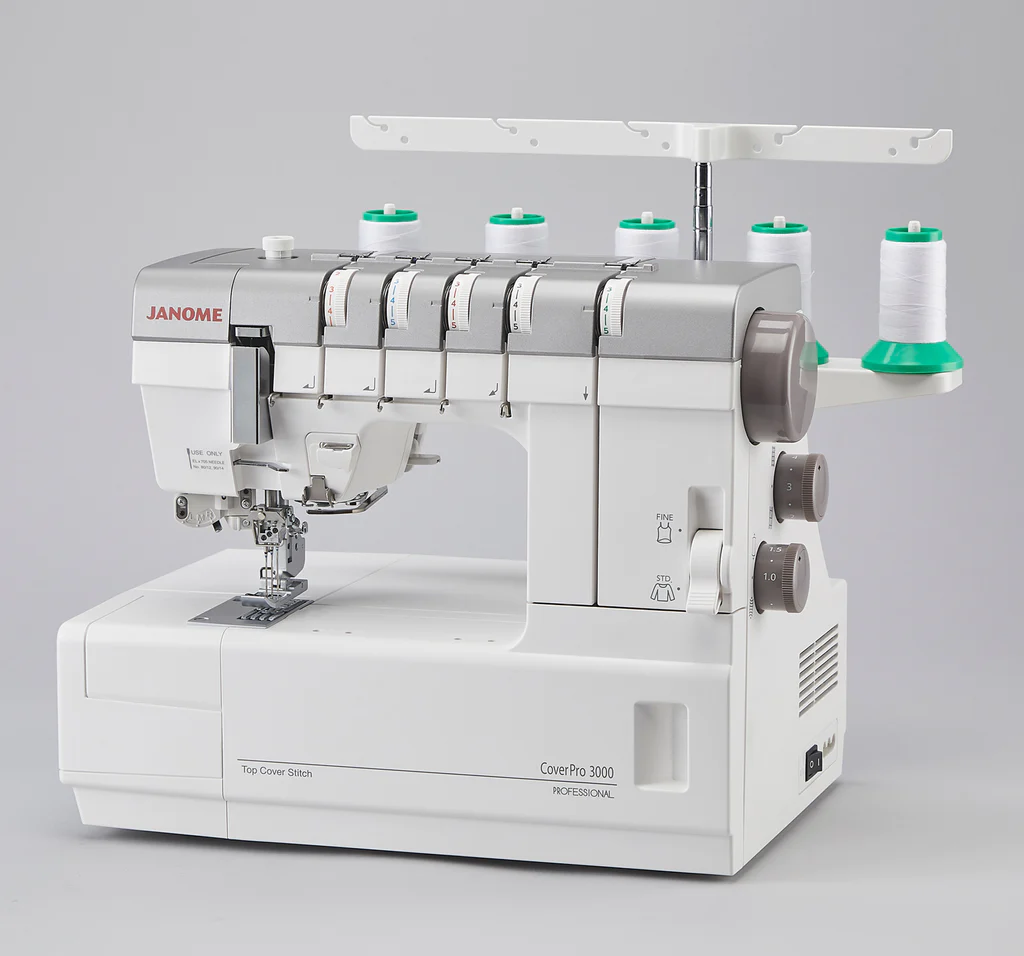 Janome CoverPro 3000 Professional Coverstitch Sewing Machine - Image 3
