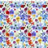 In The Beginning Fabrics - Blooming Day and Night - Blue Garden - Floral - White Multi -  2 BDN2