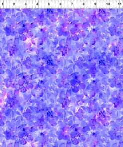 In The Beginning Fabrics - Blooming Day and Night - Purple Shadows - Tone-on-Tone - Purple 16 BDN2