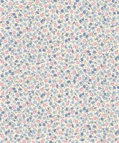 Makower - Andover Fabrics - Petite Fleur - Floral - Ditzy - Blue Multi - 185 B