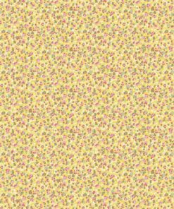 Makower - Andover Fabrics - Petite Fleur - Floral - Petals - Yellow Multi - 183 Y