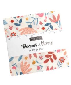 Moda Fabrics - Charm Pack - Pre cuts - Blossoms and Blooms - Floral - Geometric - Multi - 39050