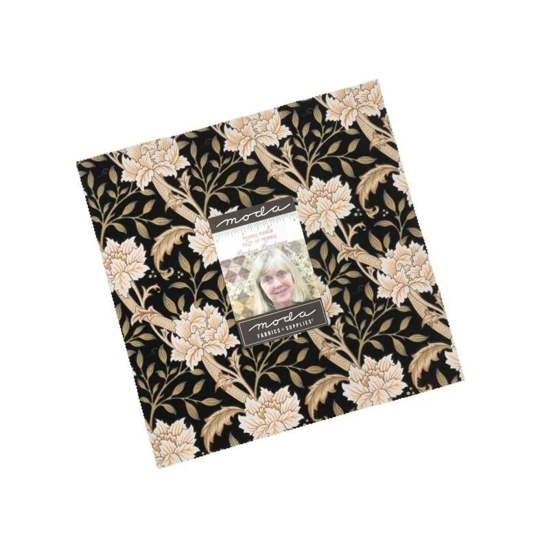 Moda Fabrics - Precuts - Layer Cake - Morris Manor - 10 inch squares - Floral - Geometric - Blue Green Multi - LC 8390