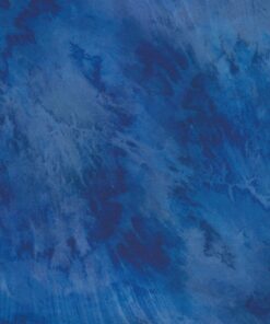 Robert Kaufman - Earth Views by Karen Nyberg - Oceans - Cobalt - Blue - AKWD 23317 72