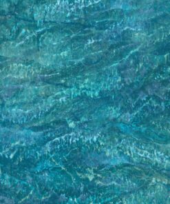 Robert Kaufman - Earth Views by Karen Nyberg - Oceans - Teal - Blue - AKWD 23321 213