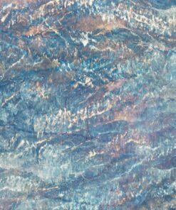 Robert Kaufman - Earth Views by Karen Nyberg - Oceans - Waterfall - Blue - AKWD 23321 405