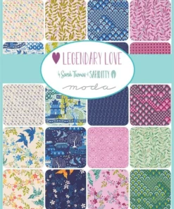 Alternative view of Moda Fabrics - Charm Pack - Legendary Love by Sarah Thomas -  Multi - 45050