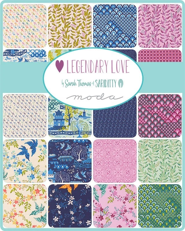 Moda Fabrics - Charm Pack - Legendary Love by Sarah Thomas - Multi - 45050 - Image 2