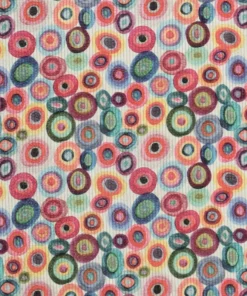 Knipidee Fabrics - Dressmaking - Digital Small Circles - Polyester - Multi- 22240 178 90028 600