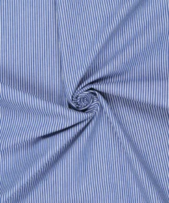 Knipidee Fabrics - Mandarino Stretch Denim - Stripe - Cotton - Blue - 246 425