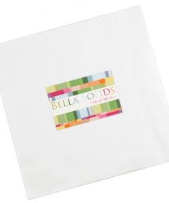 Moda Fabrics - Bella Solids - Pre-cuts - Charm Pack - Bleached White - 9900 98