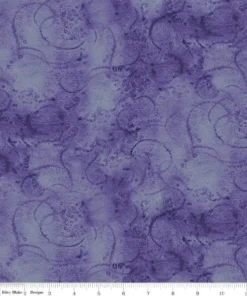 Riley Blake - Painter's Watercolour Swirl by J Wrecker Frisch - Tone-one-Tone - Blender - Swirls - Periwinkle - Blue / Purple - 360 PERIWIN