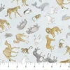Northcott Fabrics - Two by Two - Scattered Animals - Multi - 28713 41